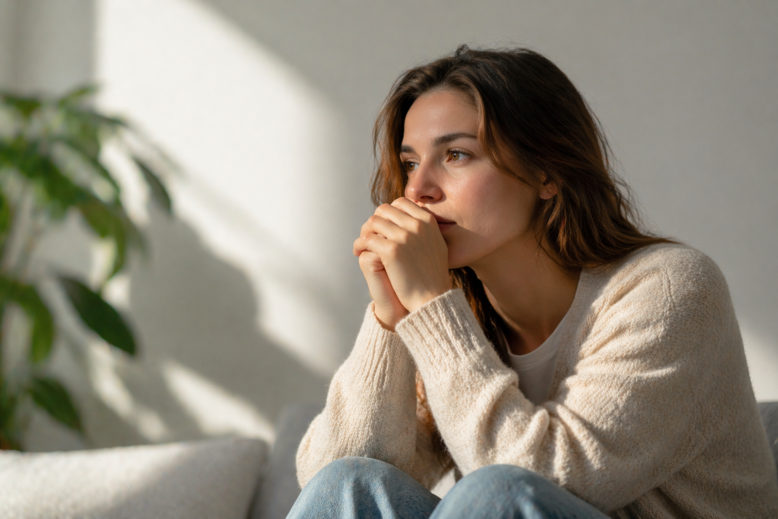 Иллюстрация мягкого дыхания и снижения тревоги